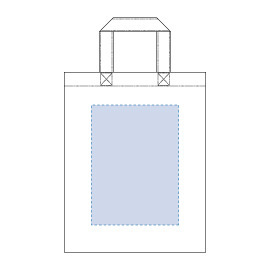 印刷範囲<br />
W160×H220(mm) オーガニックコットンA4フラットバッグ 7