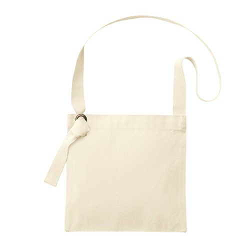 キャンバススクエアサコッシュ ナチュラル 3