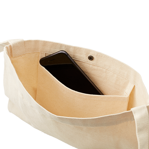 キャンバスサコッシュ インナーポケット付 ナチュラル 8