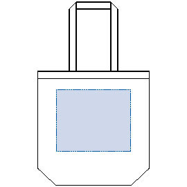 名入れ印刷範囲<br />
W240×H200(mm) 不織布バッグ(M) 5