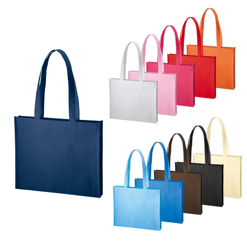 不織布A4ワイドスクエアトート 0