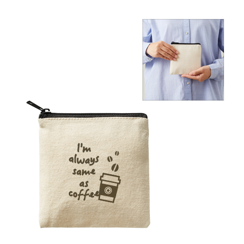 ライトキャンバスフラットポーチ(SS) 0