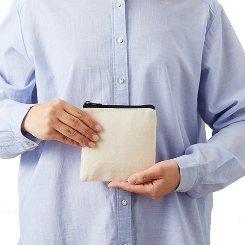 ライトキャンバスフラットポーチ(SS) 4