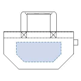 シルク印刷範囲:W250×H110(mm)<br />
熱転写印刷範囲:W190×H110(mm)<br />
インクジェット印刷範囲:W250×H110(mm) フェアトレードコットンキャンバストート(S) 8