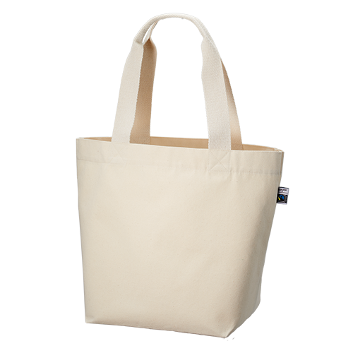 フェアトレードコットンキャンバストート(M) ナチュラル 4