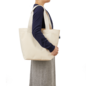 フェアトレードコットンキャンバストート(M) ナチュラル 5