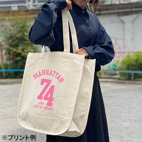 キャンバスホリデースクエアトート 仕切りポケット付き 6