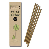 環境にやさしいペーパーストロー5本入