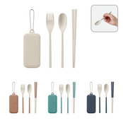 カトラリーセット麦わら入タイプミニ(3点)