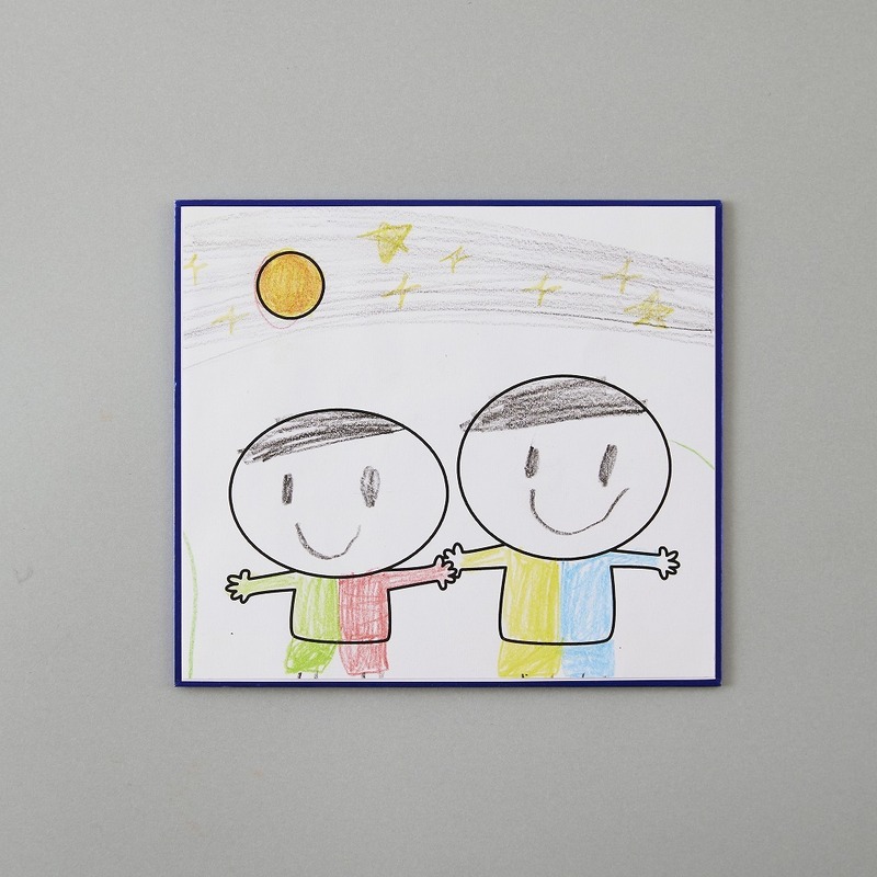 ぬり絵例 ぬりえ色紙 2