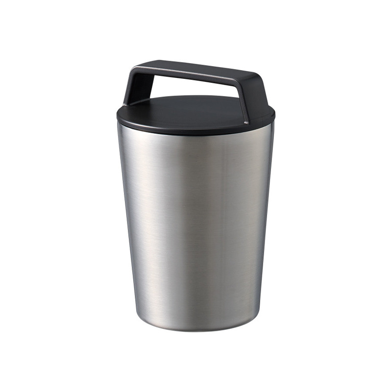 シルバー ハンドルサーモステンレスタンブラー320ml 1