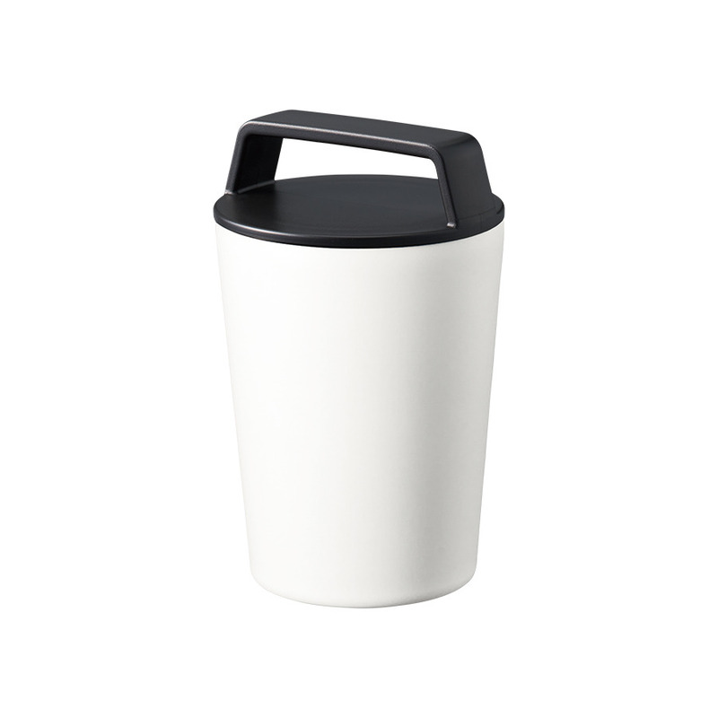 マットホワイト ハンドルサーモステンレスタンブラー320ml 5