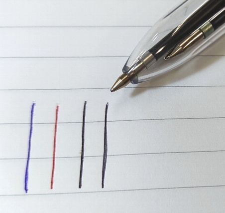 パステル3色+1ボールペン 1