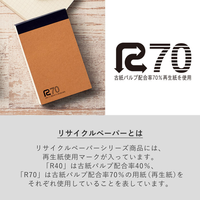 リサイクルA5リングノート 5