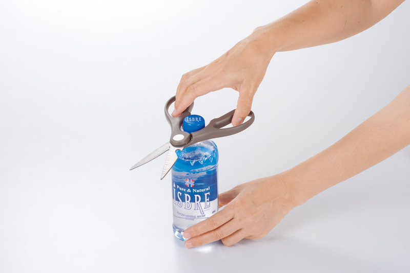 キャップオープナー&くるみ割り 収納ケース付 4in1キッチンハサミ 3