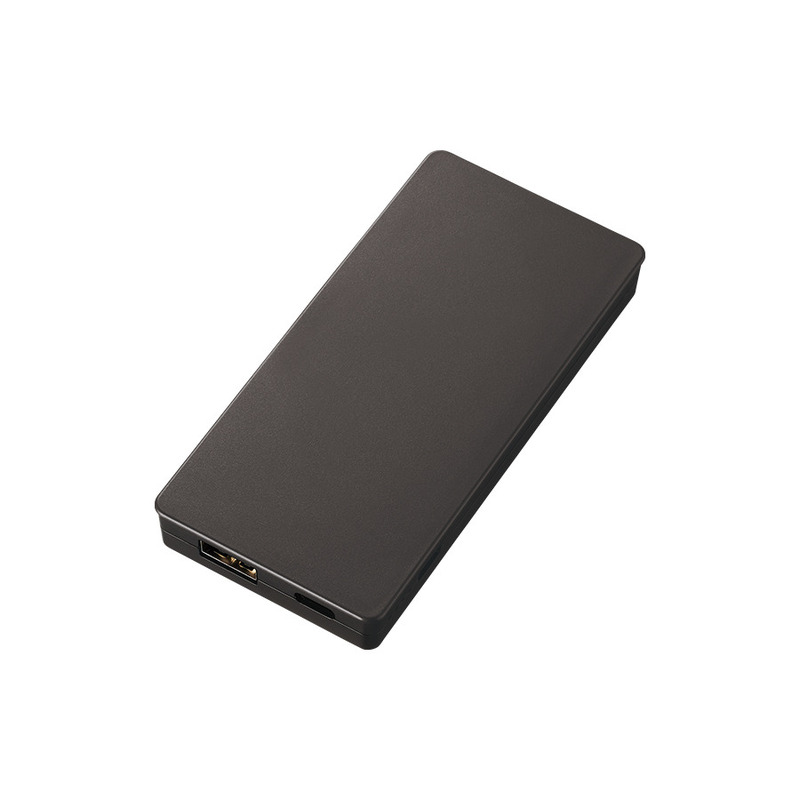 ブラック 全面印刷できるモバイルチャージャー5000コンパクト 10