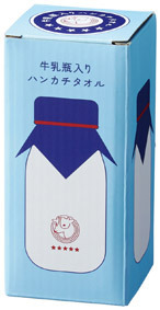 牛乳瓶入りハンカチタオル 3