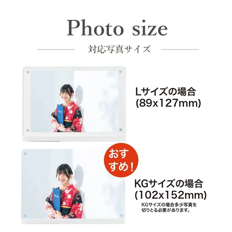 たいせつな日と声と、フォトフレームクロック 10