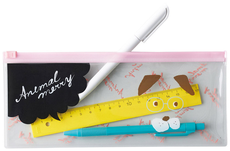 アニマルメリー ポーチ入ハンカチタオル 5