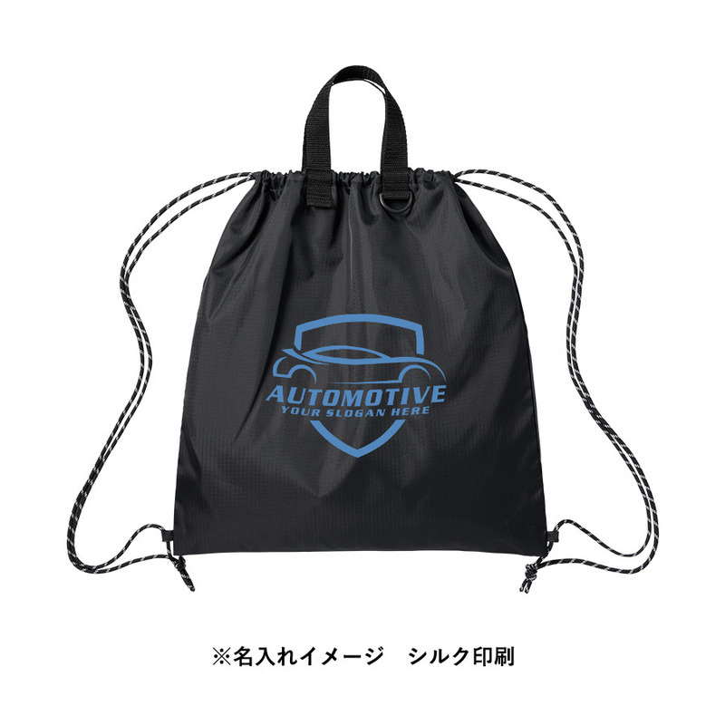 印刷範囲:W200×H200(mm) リップストップリュック 6