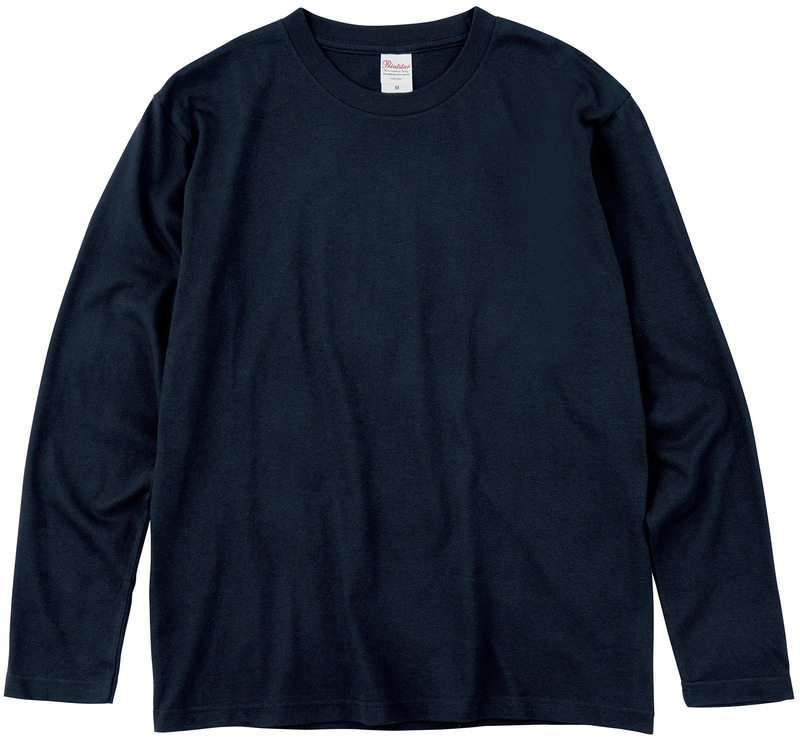 ネイビー 5.6オンス ヘビーウェイト長袖Tシャツ 6