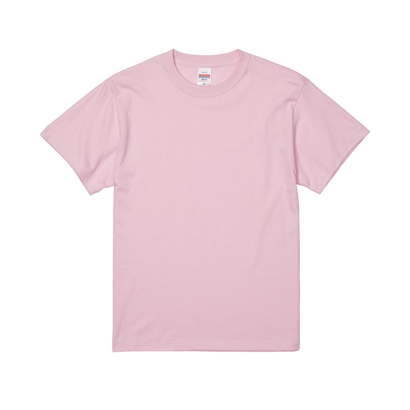 ライトピンク 5.6オンス ハイクオリティー Tシャツ 13
